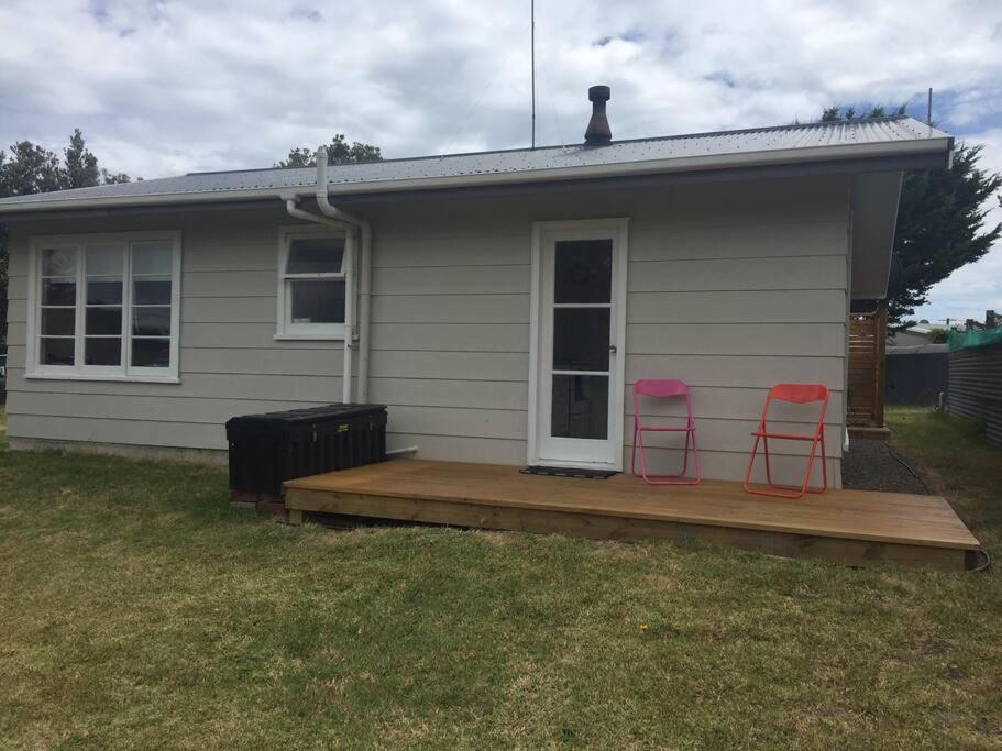 Relaxed Beach Retreat, Mod Family Friendly Bach Foxton Beach Eksteriør billede